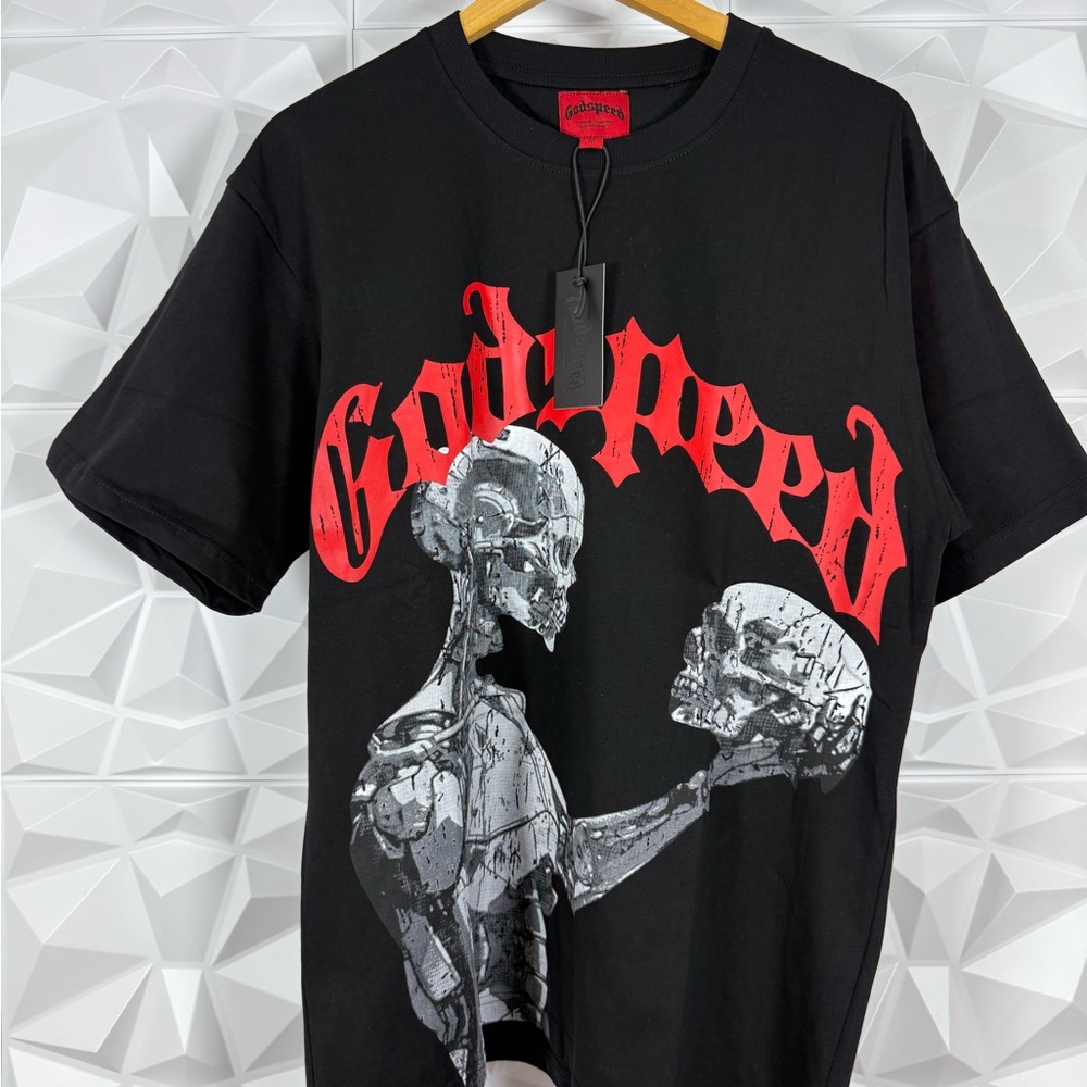 New Godspeed Mankind vs AI T-Shirt Black
Size L ✅
